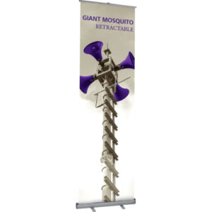 Giant Mosquito Retractable Banner Stand